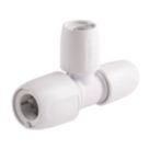 Hep2O  Plastic Push-Fit Reducing Tee 15mm x 10mm x 10mm