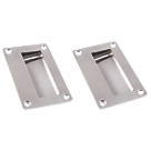Eclipse Flush Pull 123mm Satin Stainless Steel 2 Pack