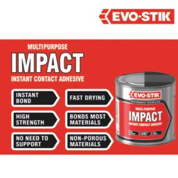 Evo-Stik Impact Adhesive Off-White To Amber 250ml