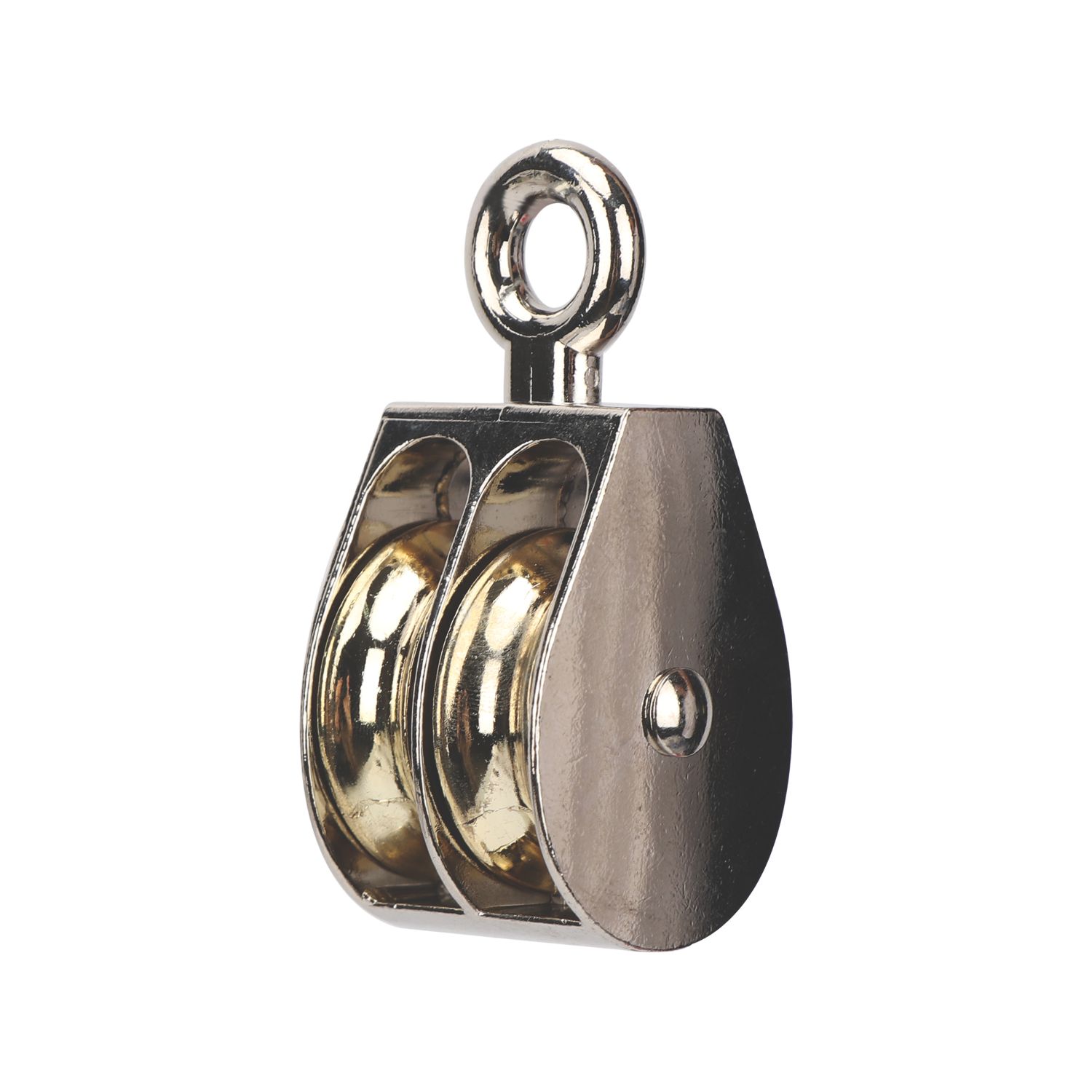 Essentials Steel Double Wheel Pulley 35mm (387FE)