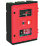 Firechief HS72K Double Extinguisher Cabinet 585mm x 270mm x 720mm Red / Black