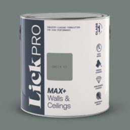LickPro Max+ 2.5Ltr Green 03 Eggshell Emulsion  Paint
