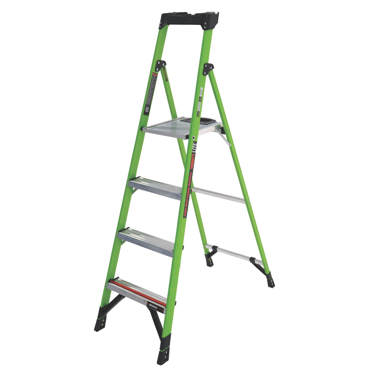 Little Giant Fibreglass 1.13m 4 Step Platform Step Ladder (387KH)