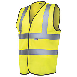 Tough Grit  High Visibility Vest Yellow Large 50" Chest