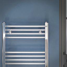 Flomasta 1000mm x 500mm 1020BTU Chrome Flat  Towel Radiator