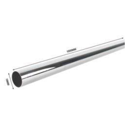 Essentials Tube Polished Chrome 1000mm x 19mm