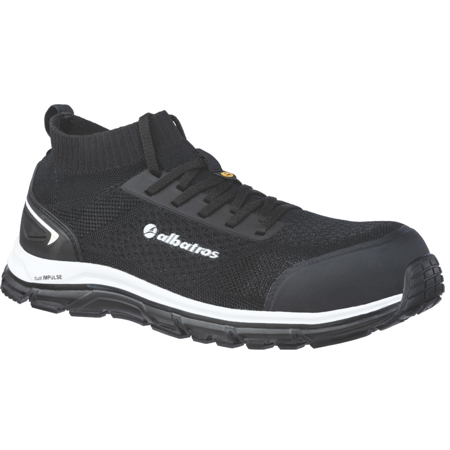 Albatros Ultimate Impulse Low Size 10.5 Black Safety Trainers (387XA)