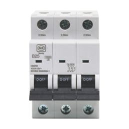 MK Sentry  25A 3-Pole B Curve 3-Phase MCB