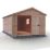 Shire  20' x 10' 6" (Nominal) Apex Tongue & Groove Timber Workshop with Assembly