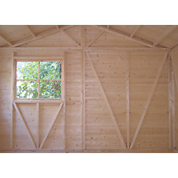 Shire  20' x 10' 6" (Nominal) Apex Tongue & Groove Timber Workshop with Assembly