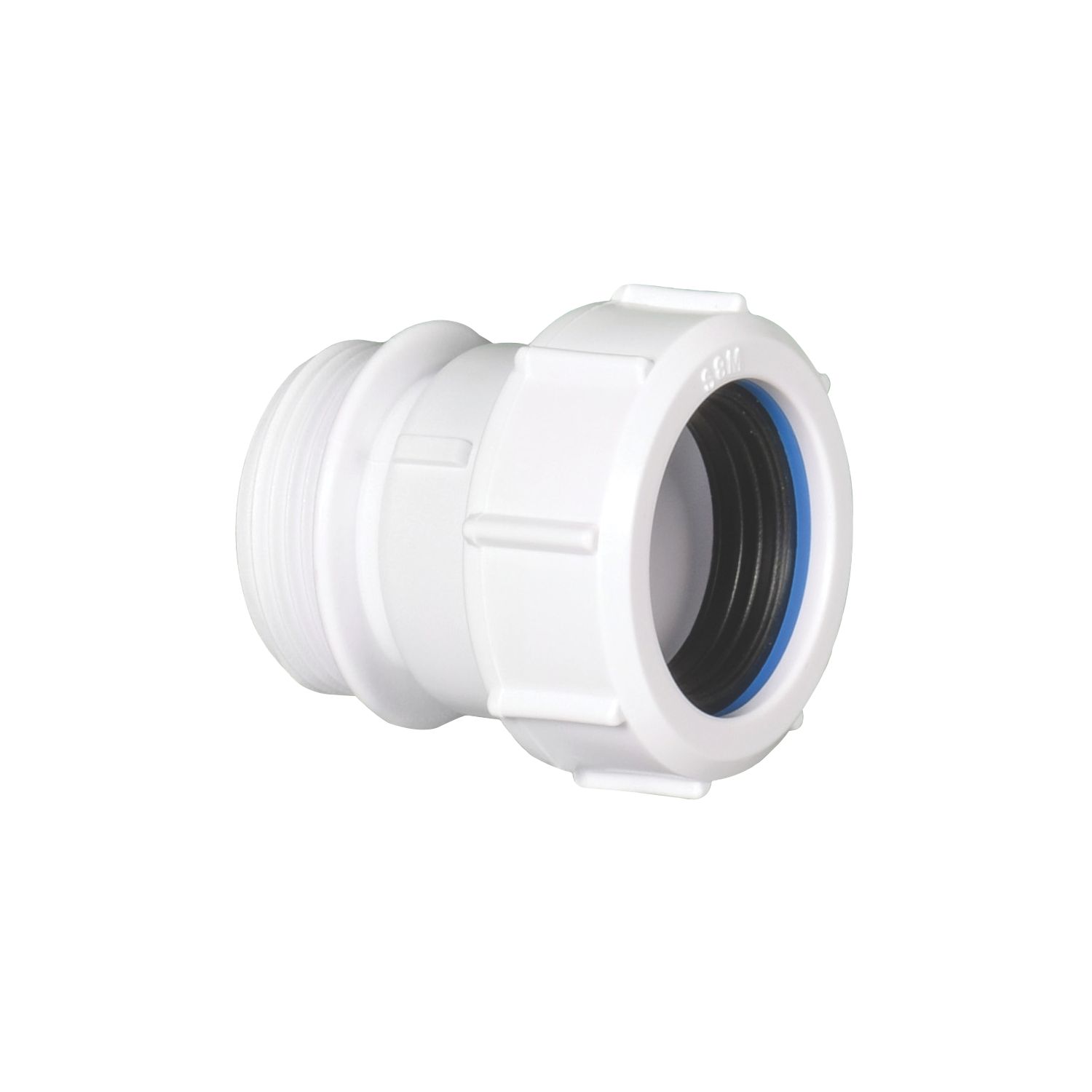 McAlpine S31U Compression & BSP Connections Straight Connector White 32mm x 32mm (3885V)