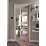 Jeld-Wen  4-Clear Light Unfinished Oak Veneer Wooden Shaker Internal Door 2040mm x 826mm
