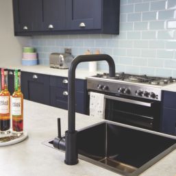 ETAL Forma Single Lever Kitchen Mixer Tap Matt Black Finish