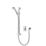 Aqualisa Visage Q HP/Combi Rear-Fed Chrome Thermostatic Single Outlet Concealed Smart Shower with Adjustable Head