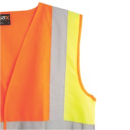 Pro RTX High Visibilty  Waistcoat Yellow / Orange 3X Large 56" Chest