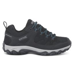 Regatta Edgepoint IV Low Size 3 Womens Black / Storm Blue Waterproof  Non Safety Trainers