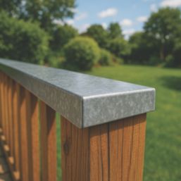 Essentials Smooth Protective Door Plate Galvanised Steel 250mm x 500mm x 0.55mm