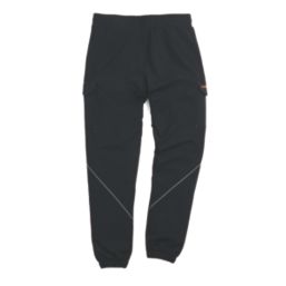 Scruffs Tech Hybrid Stretch Cargo Joggers Black Large 33" W 30" L