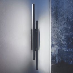 Eglo Trepiliano LED Wall Light Black 12W 1450lm