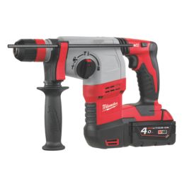 Milwaukee HD18HX-402C 3.7kg 18V 2 x 4.0Ah Li-Ion RedLithium  Cordless SDS Plus Hammer Drill