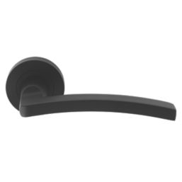 Carlisle Brass Tavira Door Handle Pair Matt Black
