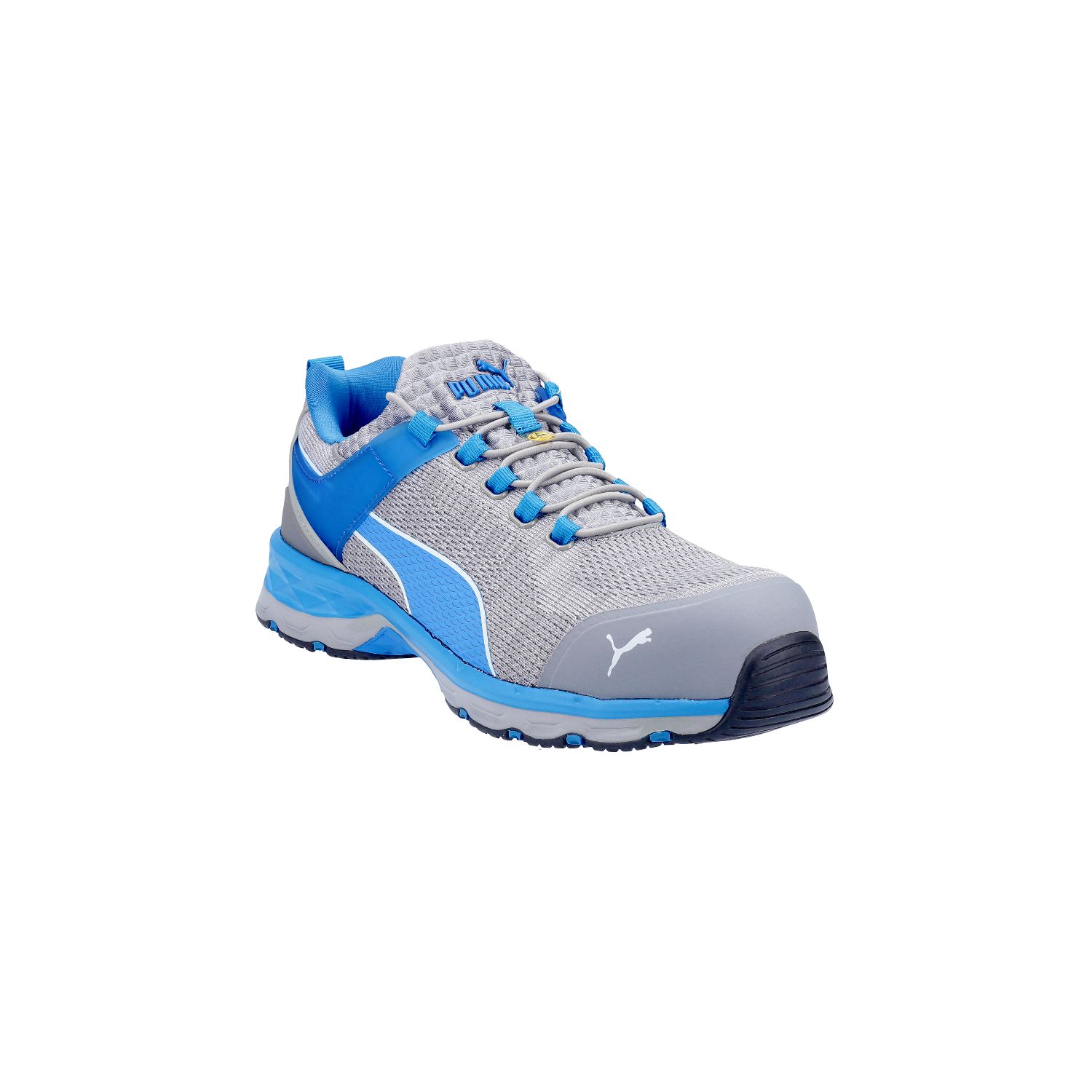 Puma Xcite Low Size 7 Grey/Blue Safety Trainers (388JX)