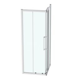 Ideal Standard I.life Semi-Framed Square Shower Enclosure  Silver 800mm x 800mm x 2005mm