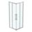Ideal Standard I.life Semi-Framed Square Shower Enclosure  Silver 800mm x 800mm x 2005mm
