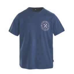 Site Buckthorn Short Sleeve T-Shirt Navy / Grey Medium 22" Chest 2 Pack
