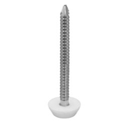FloPlast Pins White Head A4 Stainless Steel Shank 2mm x 40mm 250 Pack