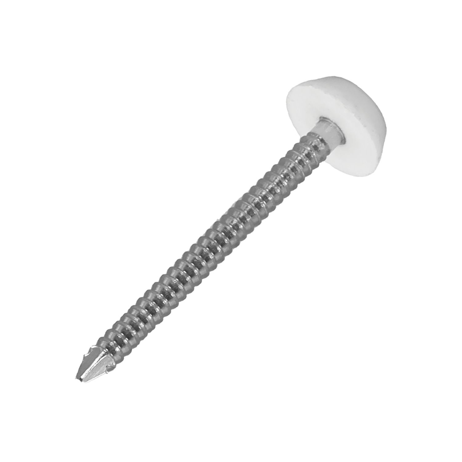 FloPlast Pins White Head A4 Stainless Steel Shank 2mm x 40mm 250 Pack (388RV)
