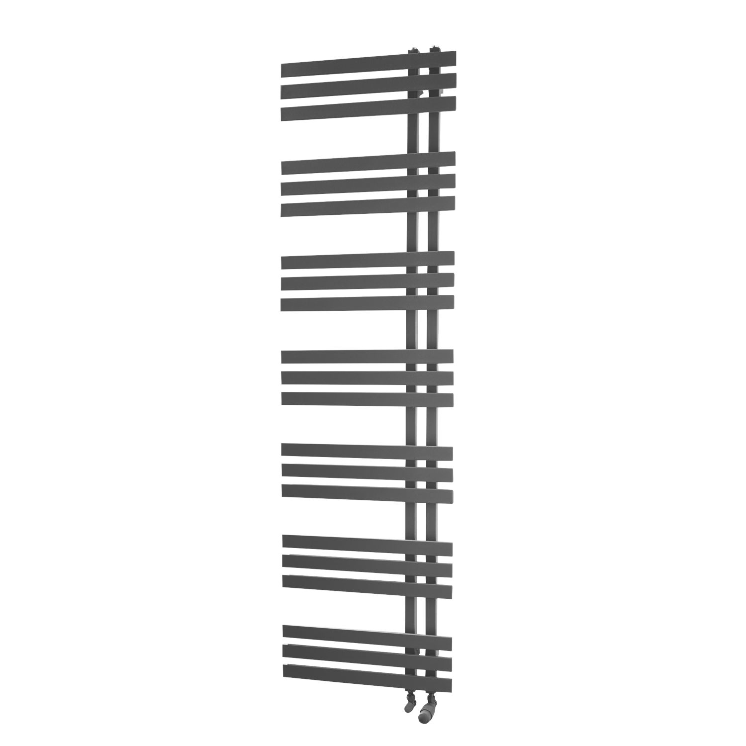 Towelrads 1800mm x 500mm 2422BTU Anthracite Flat Designer Towel Radiator (388RY)