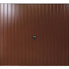 Gliderol Vertical 8' x 6' 6" Non-Insulated Framed Steel Up & Over Garage Door Mahogany Brown