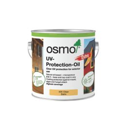 Osmo 2.5Ltr Clear Satin Solvent-Based Exterior Wood Finishing Oil