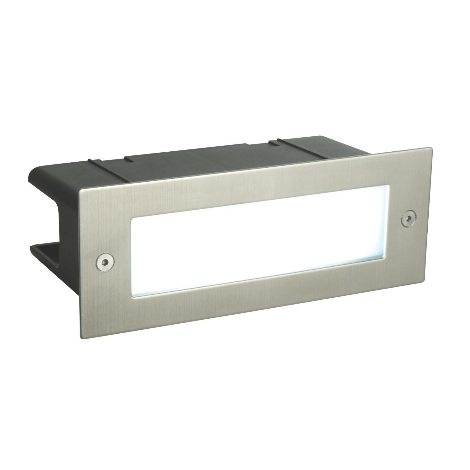 Saxby Seina Outdoor LED Recessed Brick Light Brushed Stainless Steel 4.5W 350lm (3890J)