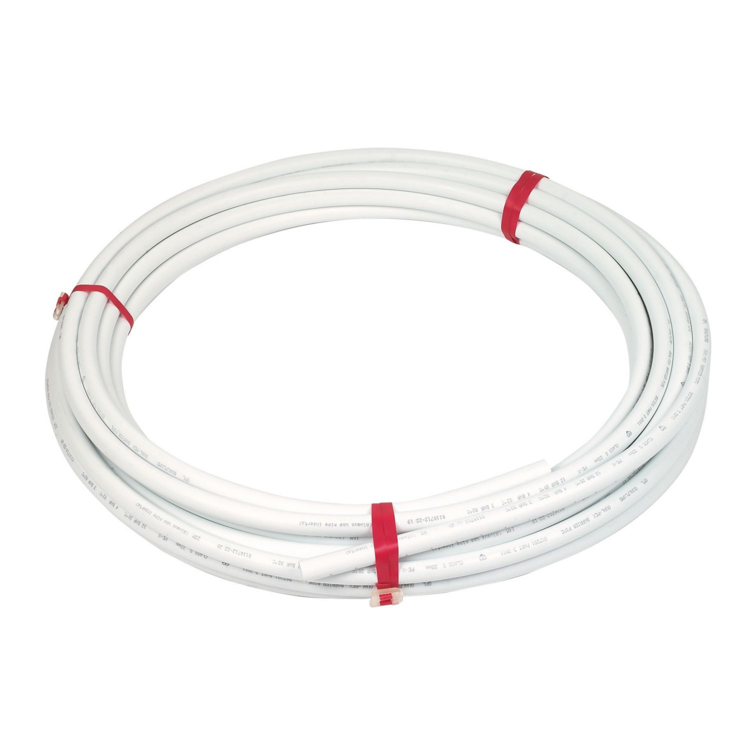 Flomasta Push-Fit PE-X Barrier Pipe 22mm x 25m White (38914)