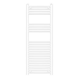 Flomasta 1200mm x 450mm 1672BTU White Curved  Towel Radiator