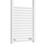 Flomasta 1200mm x 450mm 1672BTU White Curved  Towel Radiator