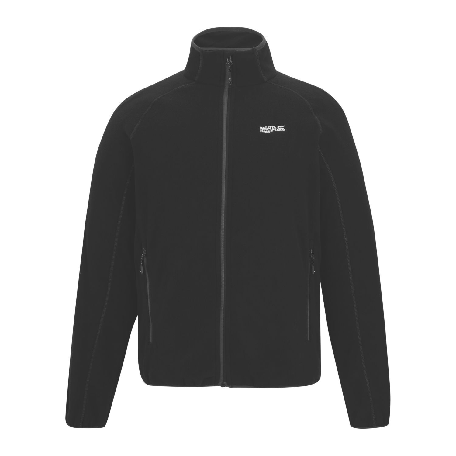 Regatta Hadfield Full Zip Fleece Black 3X Large 55" Chest (389AR)
