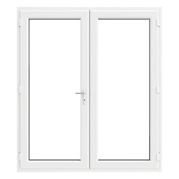 Crystal  White Triple-Glazed uPVC French Door Set 2090mm x 1690mm