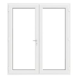 Crystal  White Triple-Glazed uPVC French Door Set 2090mm x 1690mm