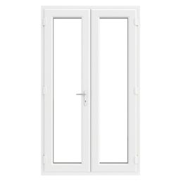 Crystal  White Double-Glazed uPVC French Door Set 2090mm x 1290mm