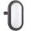 Luceco Eco Mini Outdoor Oval LED Bulkhead Black 5.5W 450lm