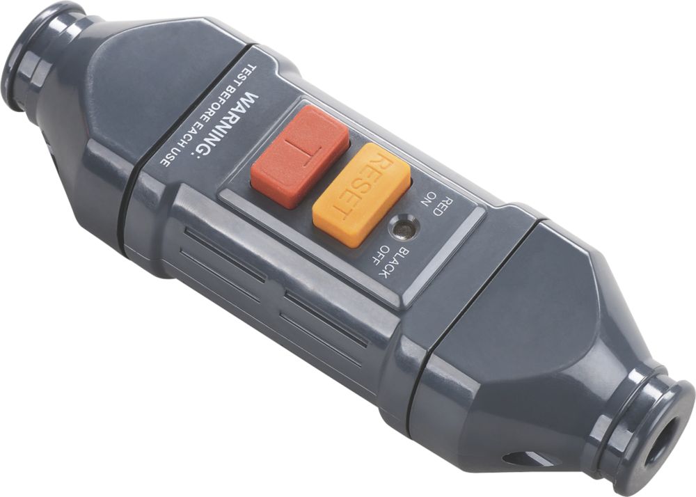 Masterplug 13A Fused Hard-Wired Active In-Line RCD