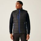 Regatta Navigate Padded Gilet/Bodywarmer Black/New Royal - B74 3X Large 59.1" Chest