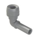 PolyPlumb Enhanced  Plastic Push-Fit Equal 90° Spigot Elbow 15mm