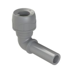 PolyPlumb Enhanced  Plastic Push-Fit Equal 90° Spigot Elbow 15mm