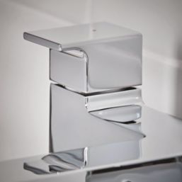 Hansgrohe Vernis Shape Chrome 126mm Deck Mounted Lever 2 Tap Holes Bath Mixer Tap