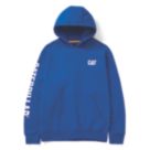 CAT Trademark Banner Hoodie Blue 3X Large 50" Chest