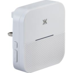 Knightsbridge DCRW Plug-In Door Chime Receiver White